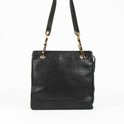 Shop this 100% authentic Chanel Black Caviar Vintage Tote Bag at Labellov.com