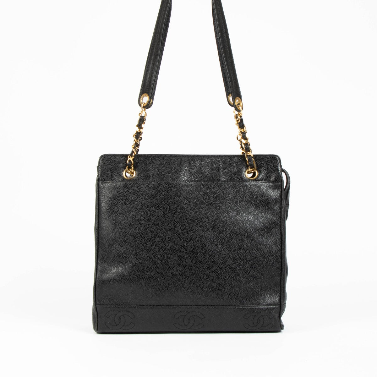 Shop this 100% authentic Chanel Black Caviar Vintage Tote Bag at Labellov.com