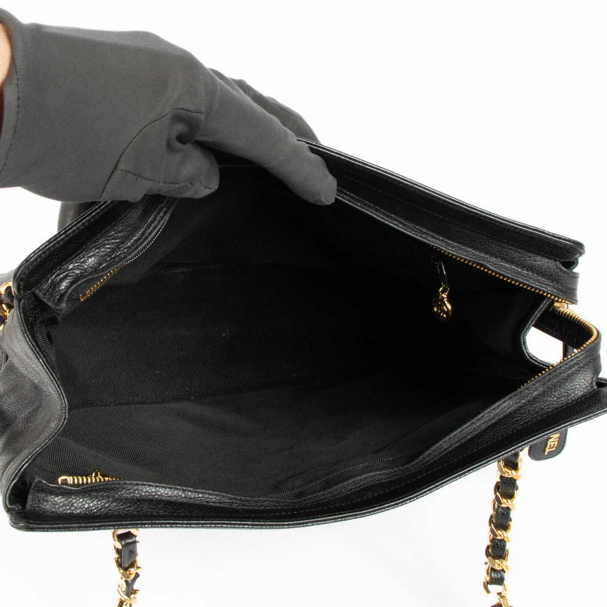 Shop this 100% authentic Chanel Black Caviar Vintage Tote Bag at Labellov.com