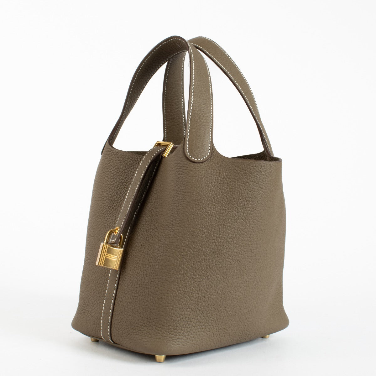 Hermès Picotin Lock 18 Etoupe Clemence GHW