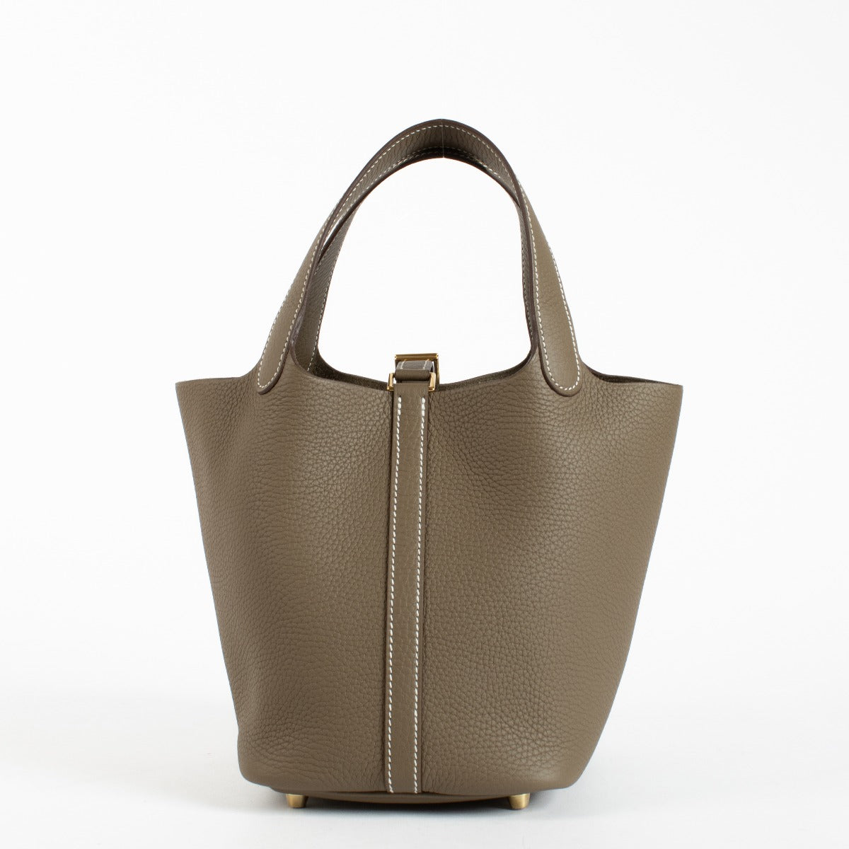 Hermès Picotin Lock 18 Etoupe Clemence GHW