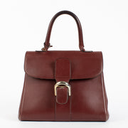 Authentic pre-loved Delvaux Burgundy Brillant MM on Labellov.com