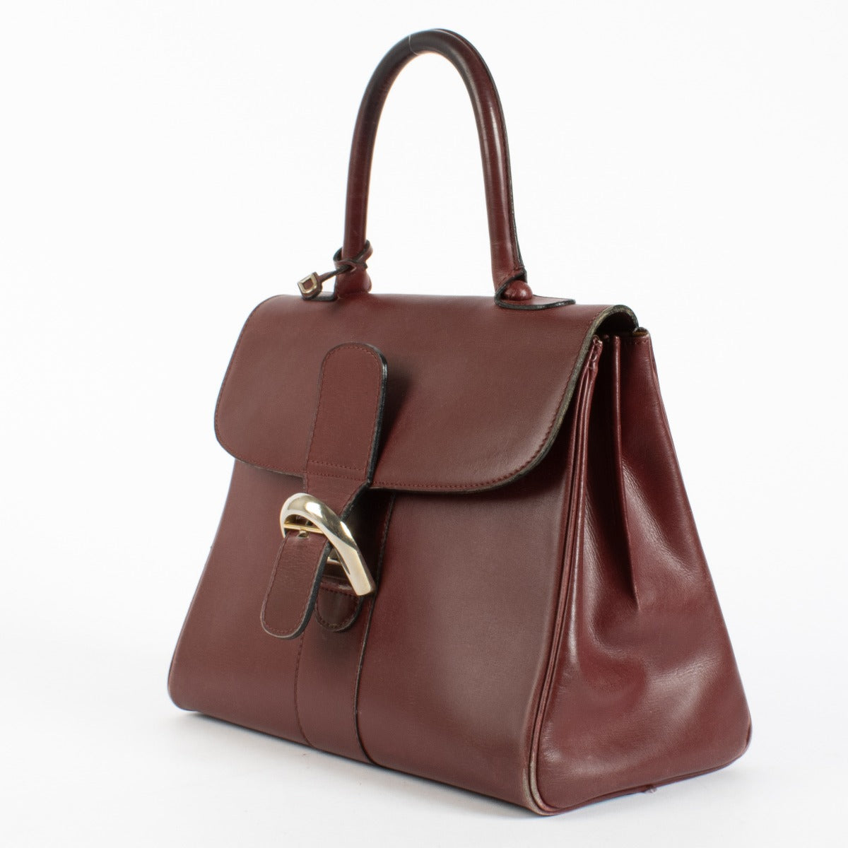 Authentic pre-loved Delvaux Burgundy Brillant MM on Labellov.com