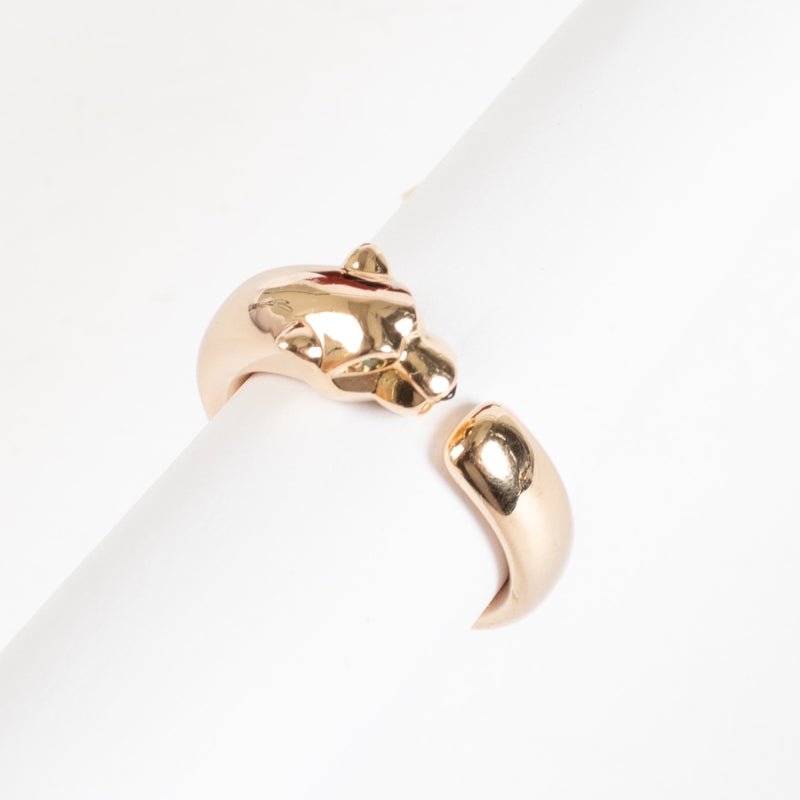shop 100% authentic second hand Cartier Rose Gold Panthère Small Ring - Size 51 on Labellov.com