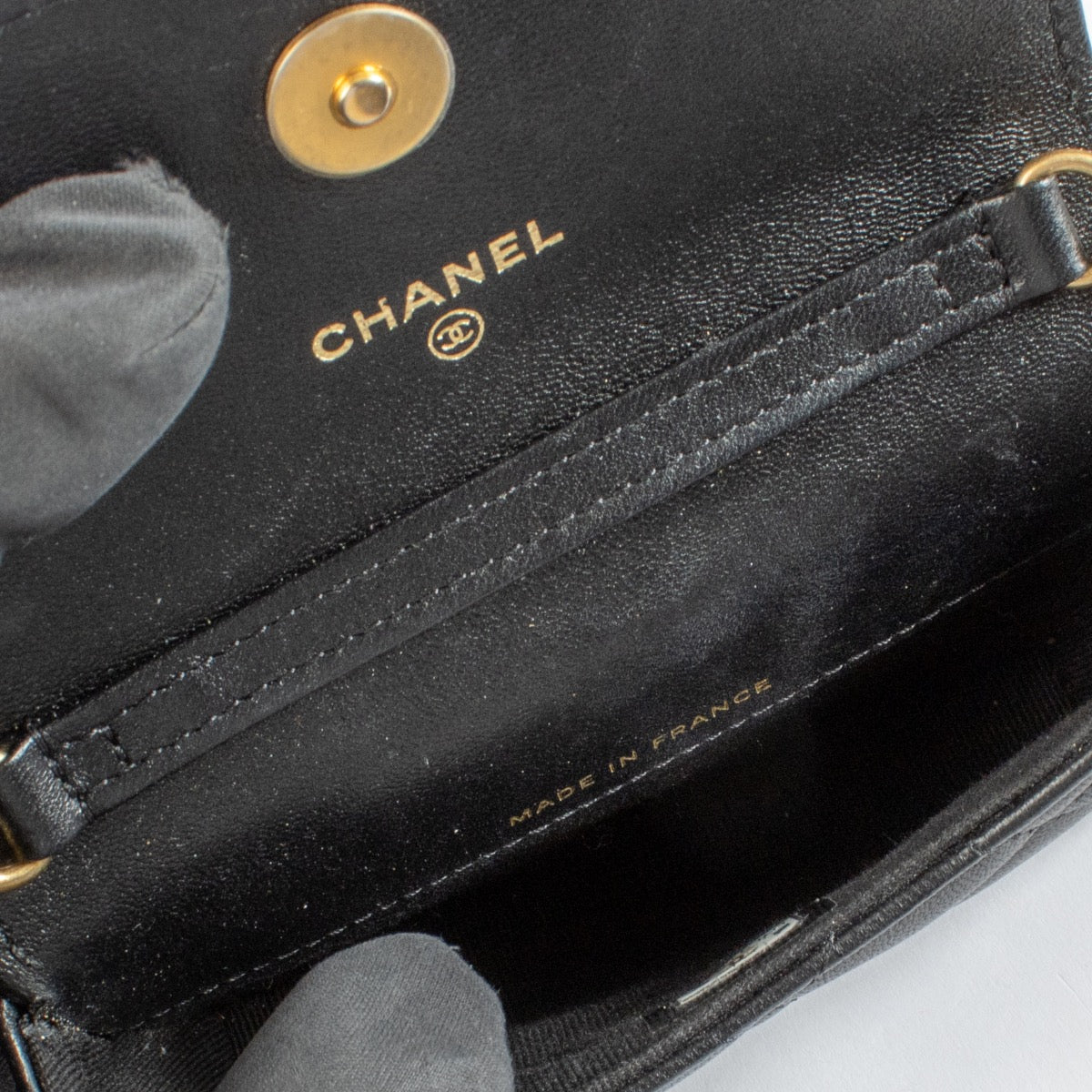 shop 100% authentic second hand Chanel Black Micro COCO Crossbody Bag on Labellov.com
