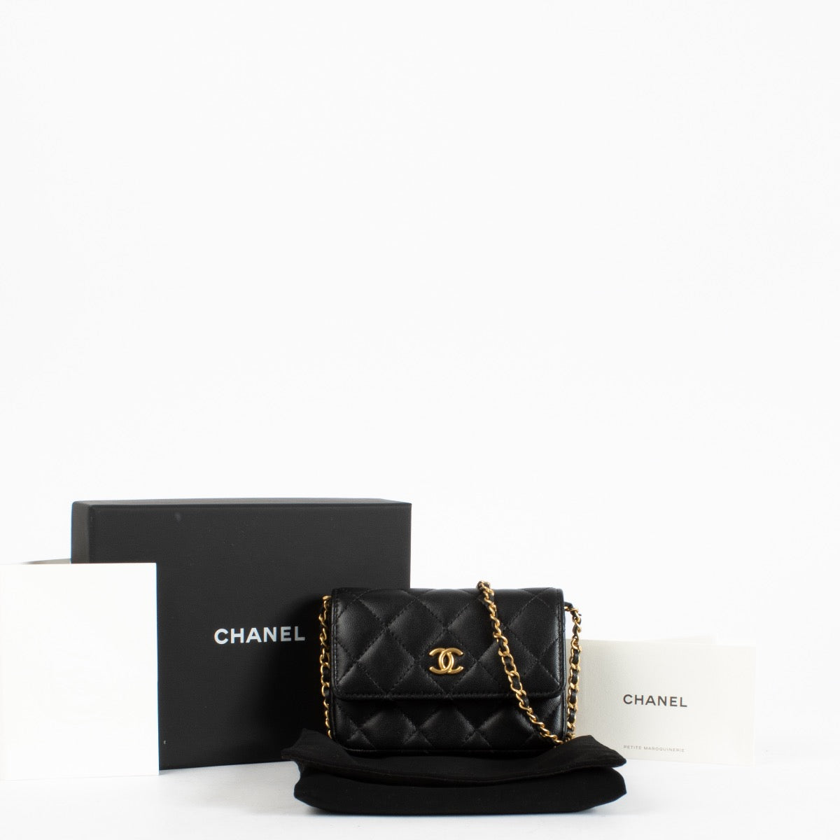 shop 100% authentic second hand Chanel Black Micro COCO Crossbody Bag on Labellov.com