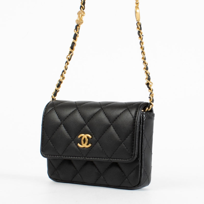 shop 100% authentic second hand Chanel Black Micro COCO Crossbody Bag on Labellov.com