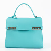 Authentic pre-loved Delvaux Blue Calf Souple Tempête MM on Labellov.com