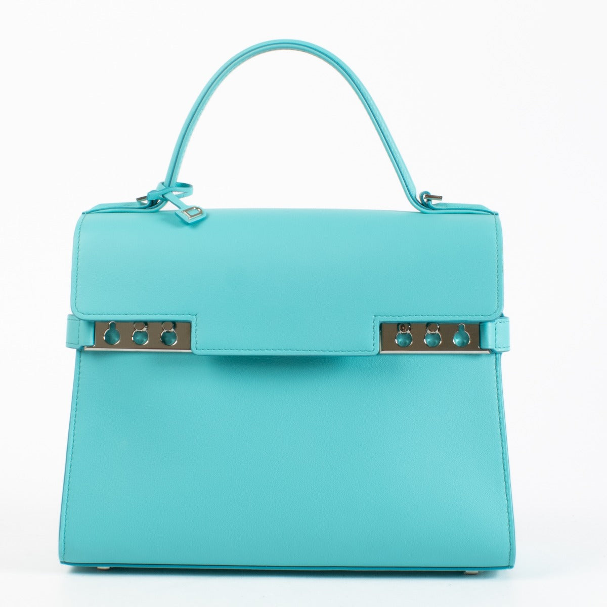 Authentic pre-loved Delvaux Blue Calf Souple Tempête MM on Labellov.com