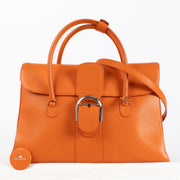Authentic preloved Delvaux Mandarin Sellier Brillant Double Poignee on Labellov.com