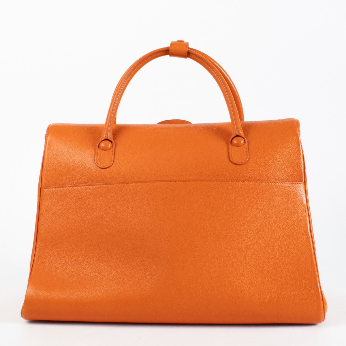 Authentic preloved Delvaux Mandarin Sellier Brillant Double Poignee on Labellov.com