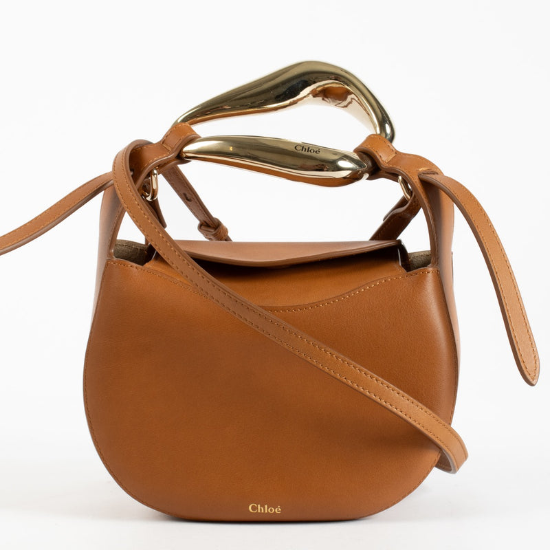 authentic preloved Chloé Camel Small Kiss Bag on Labellov.com