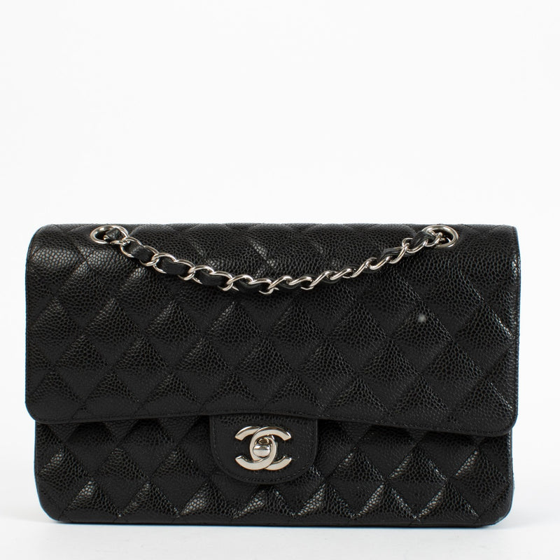 Chanel Black Caviar Medium Classic 11.12 Handbag