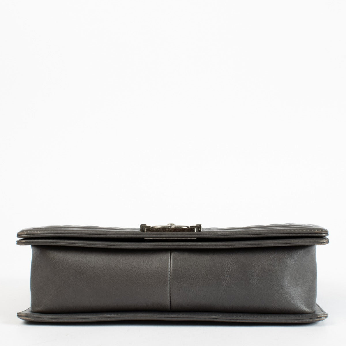Chanel Grey Wild Stitch Large Boy Chanel Bag