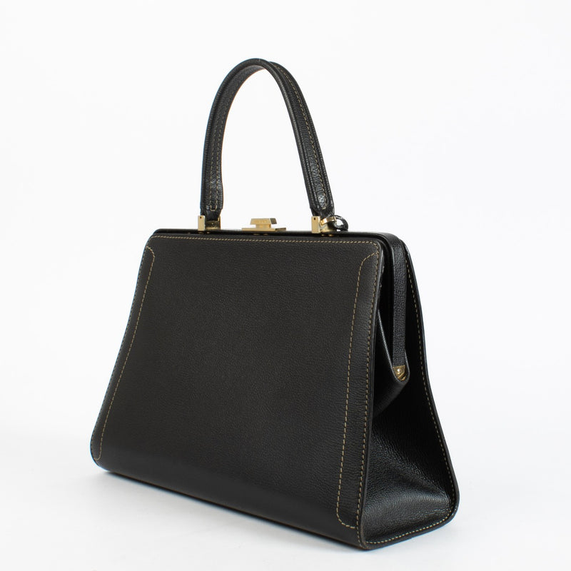 Authentic preloved Delvaux Black Jumping Classico Bag on Labellov.com