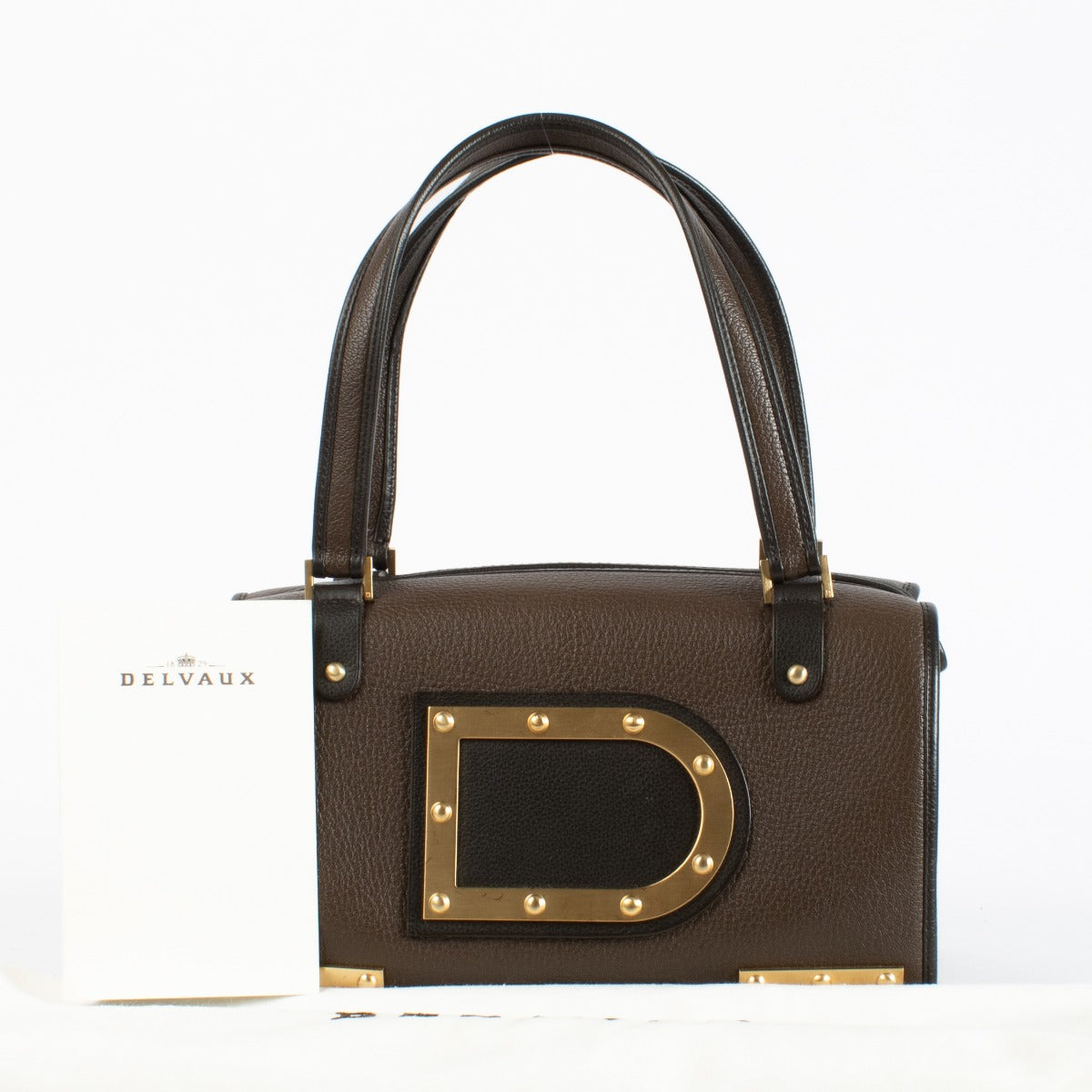 Authentic preloved Delvaux Brown Astrid MM Bag on Labellov.com