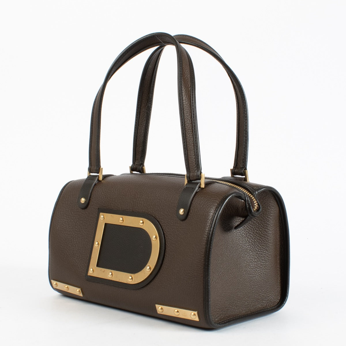 Authentic preloved Delvaux Brown Astrid MM Bag on Labellov.com