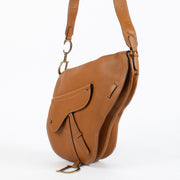Authentic preloved Christian Dior Camel Vintage Saddle Messenger on Labellov.com