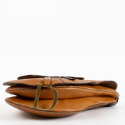 Authentic preloved Christian Dior Camel Vintage Saddle Messenger on Labellov.com