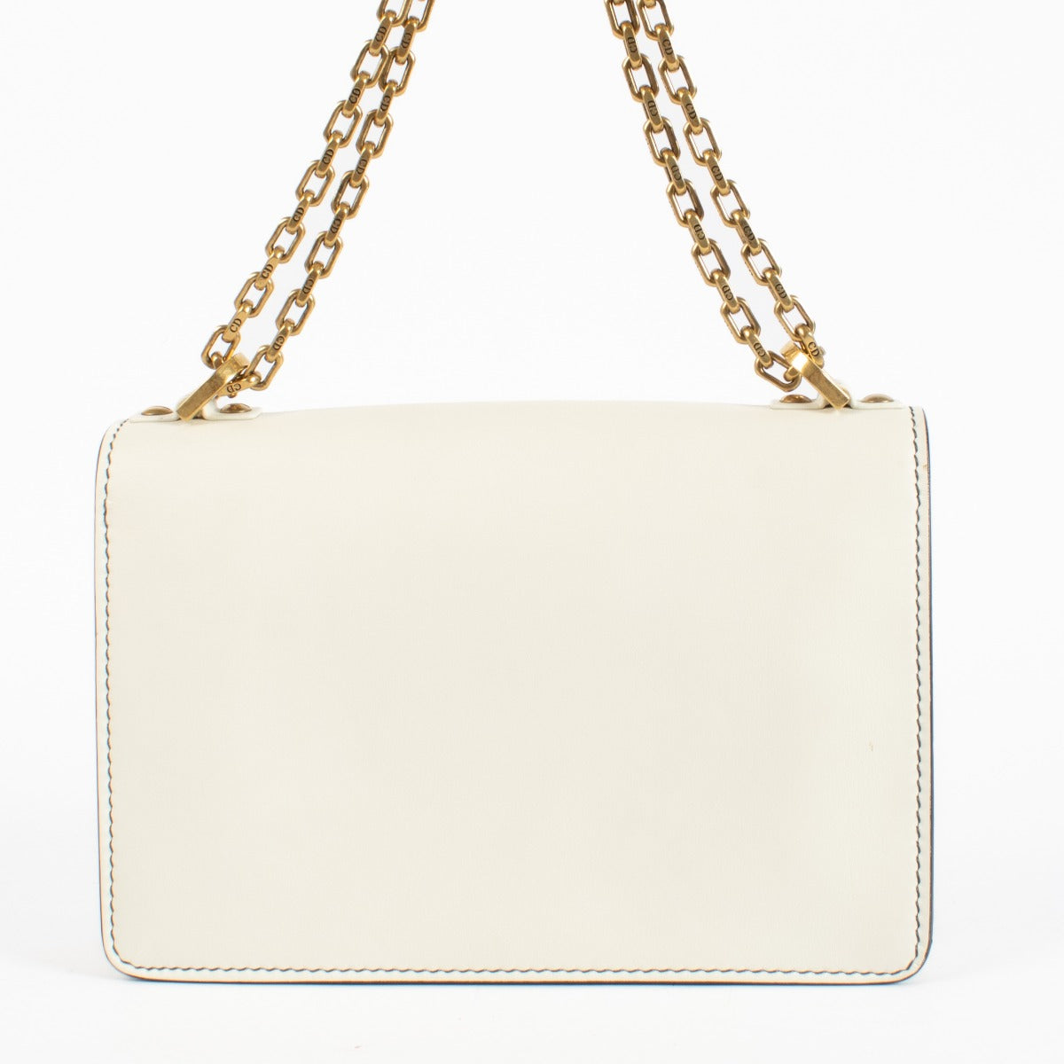 Authentic pre-loved Christian Dior Off White Calfskin J'Adior Chain Bag