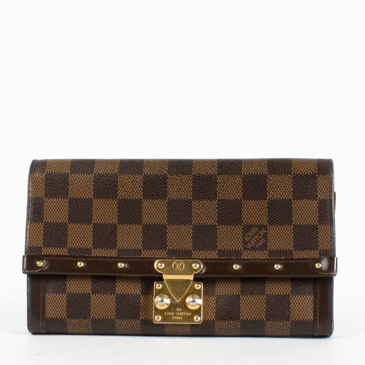 Authentic pre-loved Louis Vuitton Damier Ebene Venice Wallet on Labellov.com