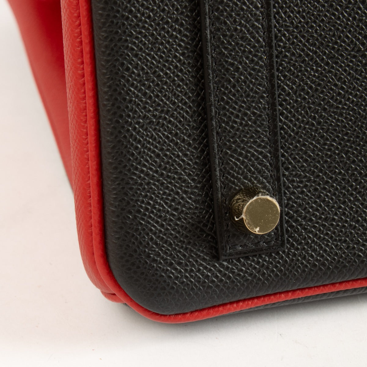 Hermès HSS Birkin 30 Noir/Rouge Casaque Epsom GHW