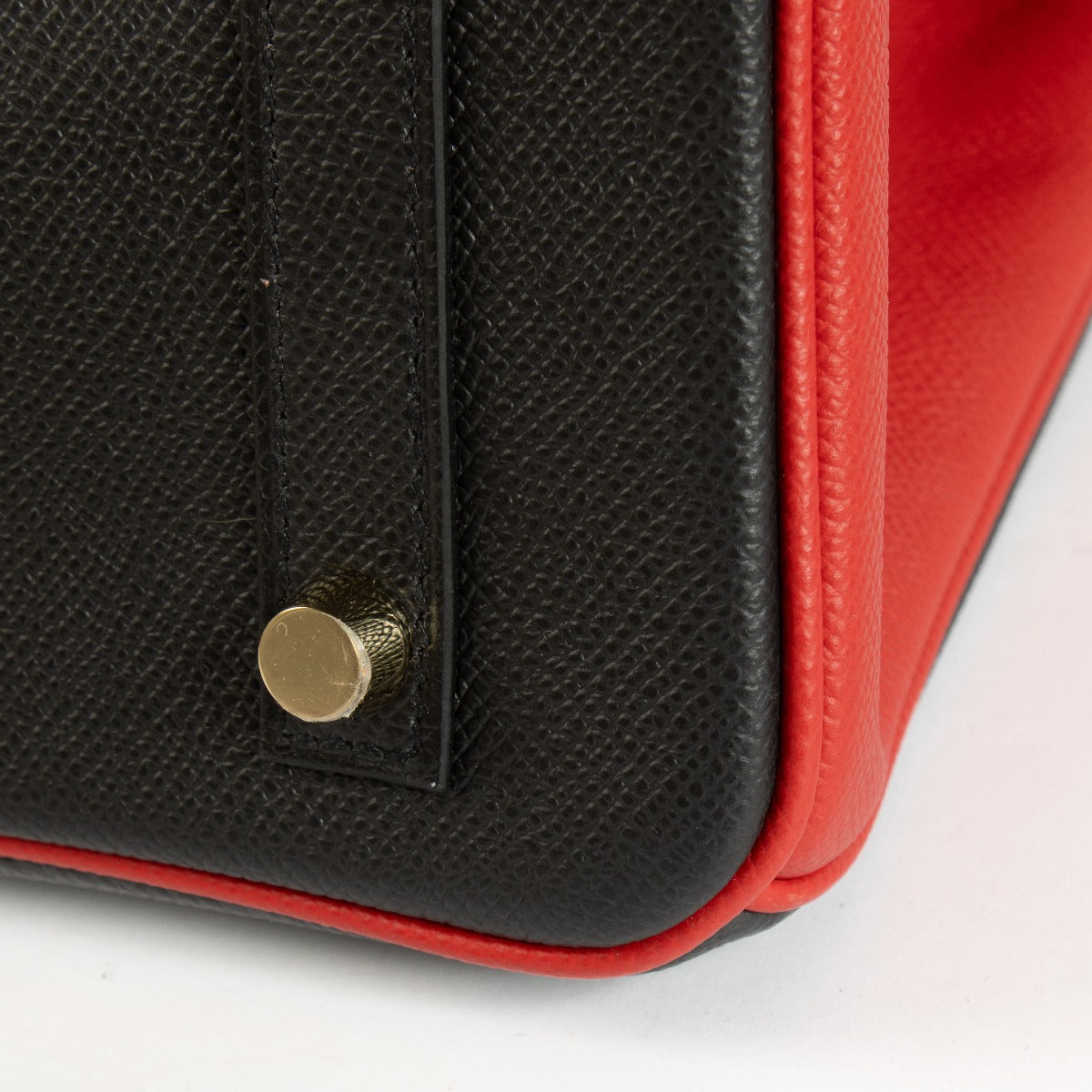 Hermès HSS Birkin 30 Noir/Rouge Casaque Epsom GHW