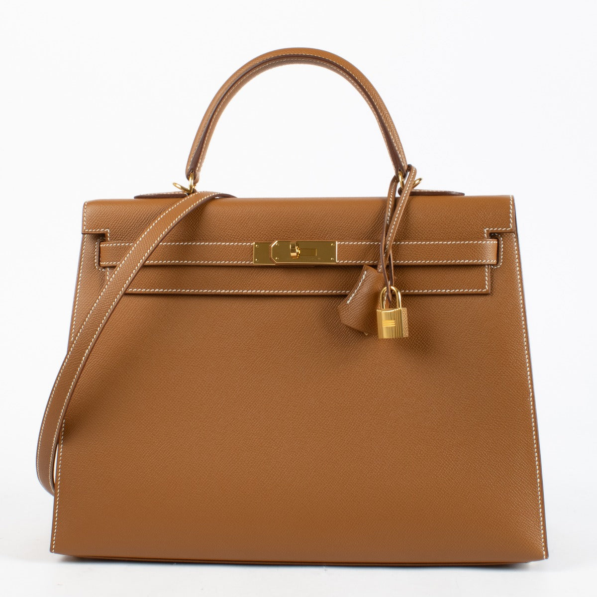 Hermès Kelly 35 Gold Epsom GHW