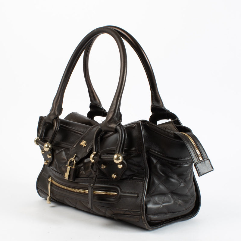 Authentic second hand Burberry Black Manor Bag Top Handle on Labellov.com