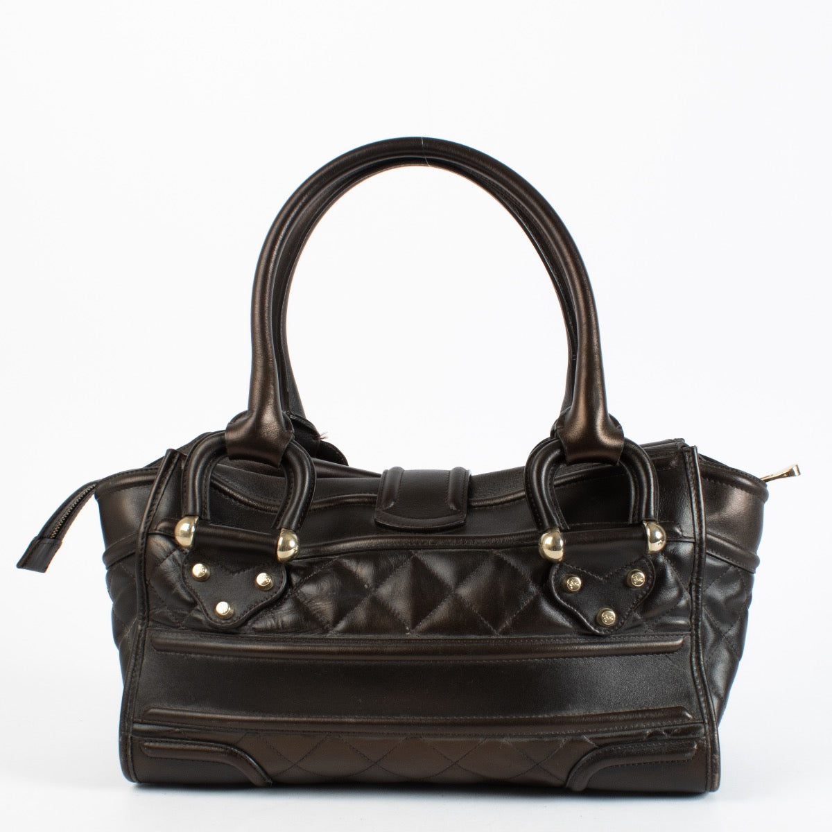 Authentic second hand Burberry Black Manor Bag Top Handle on Labellov.com