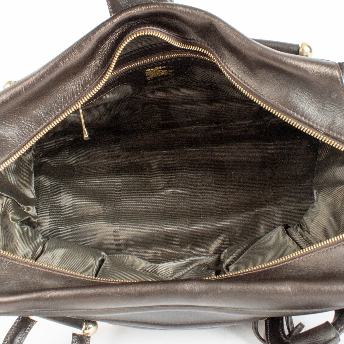 Authentic second hand Burberry Black Manor Bag Top Handle on Labellov.com