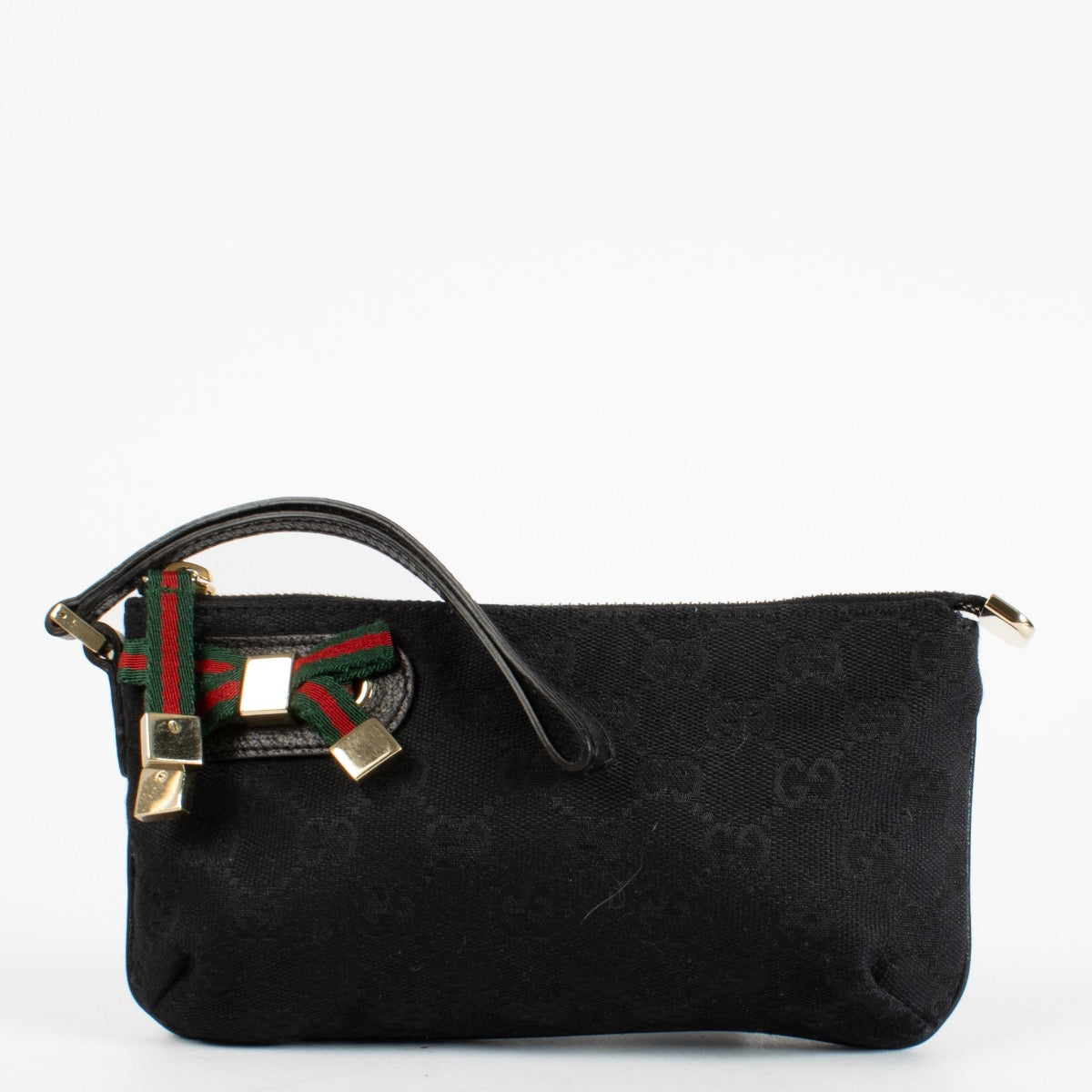 shop 100% authentic second hand Gucci Black GG Canvas Pouch on Labellov.com