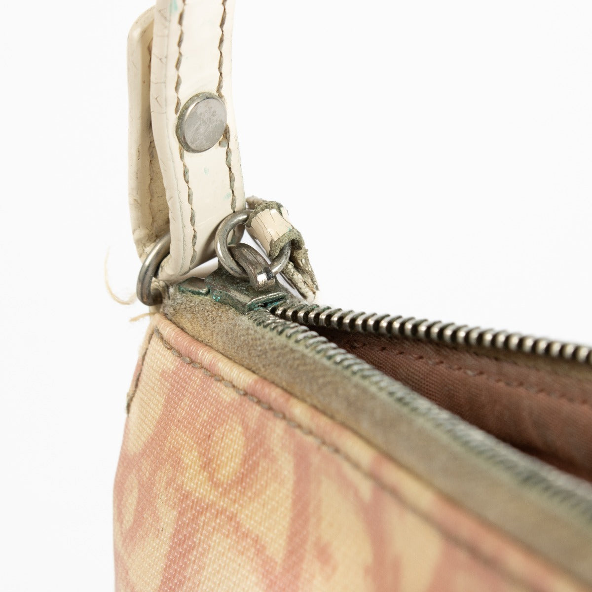 Christian Dior Pink Oblique Saddle Rodeo Pouch