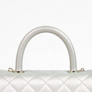 Authentic pre-loved Chanel Small Coco Handle Bag Iridescent Caviar on Labellov.com