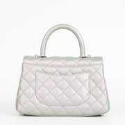 Authentic pre-loved Chanel Small Coco Handle Bag Iridescent Caviar on Labellov.com