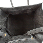 Authentic Preloved Celine Black Crocdile Embossed Medium Luggage Phantom Top Handle on Labellov.com