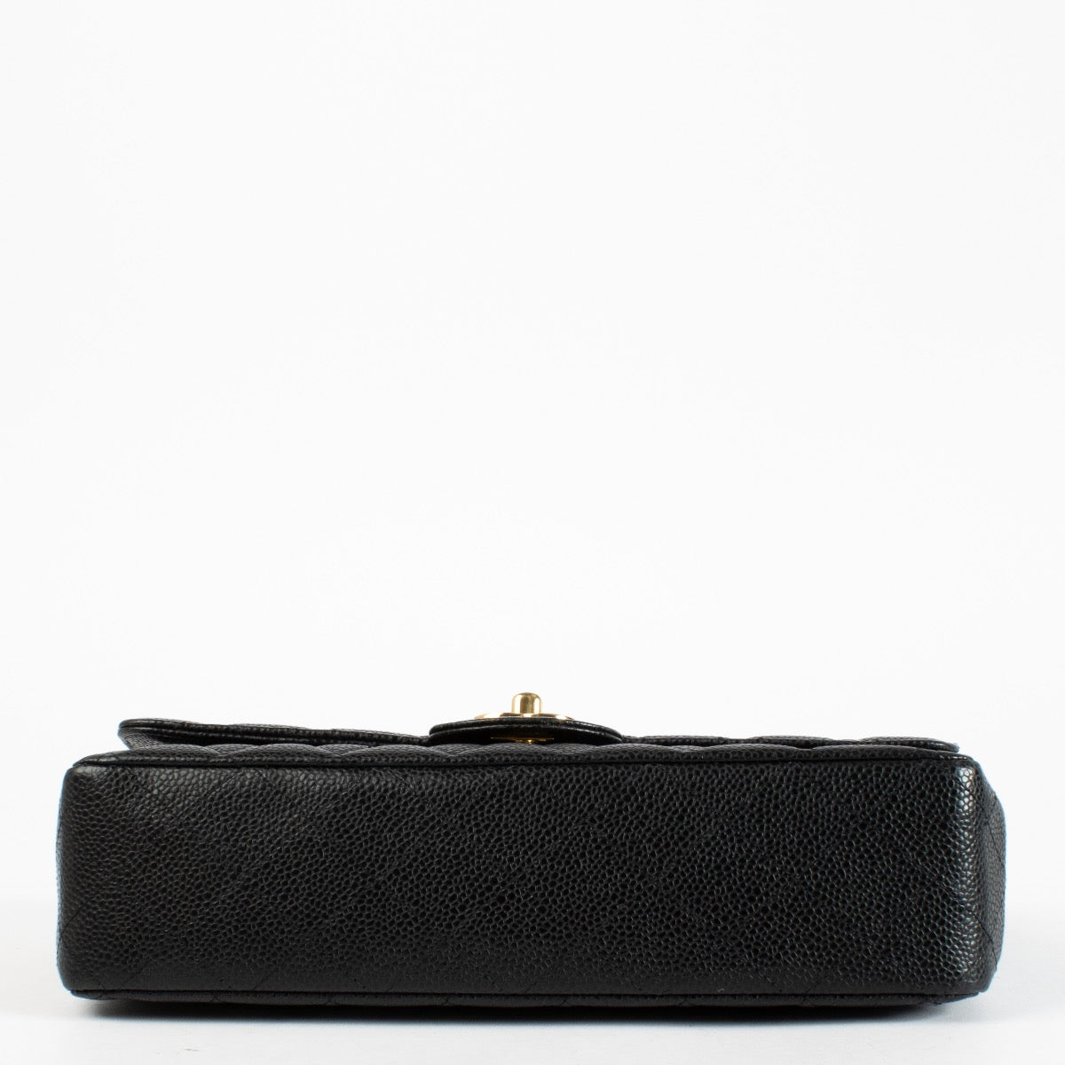 Authentic Preloved Chanel Black Caviar Medium Classic 11.12 Classic flap bag on labellov.com