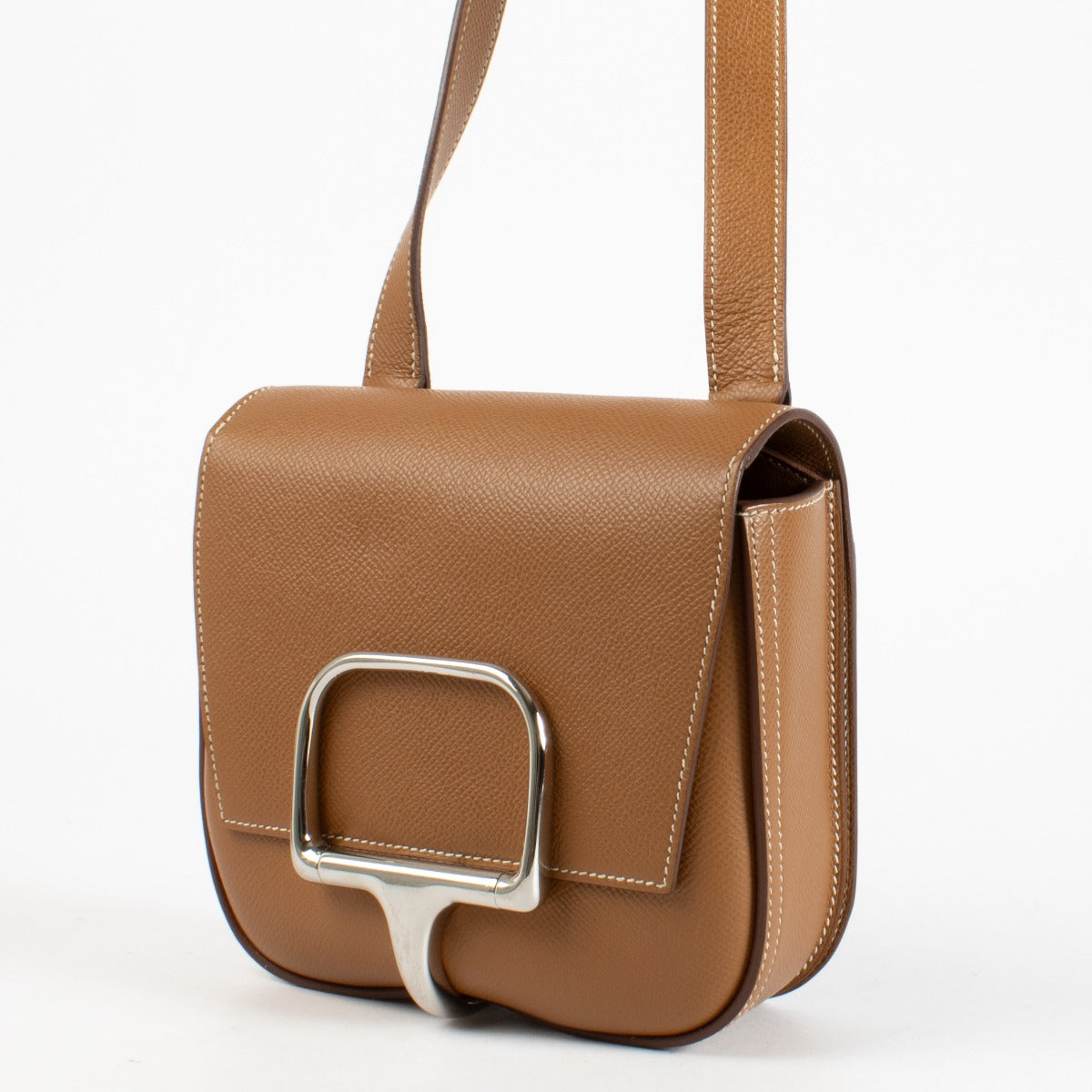 Hermès Della Cavalleria Mini Gold Epsom PHW