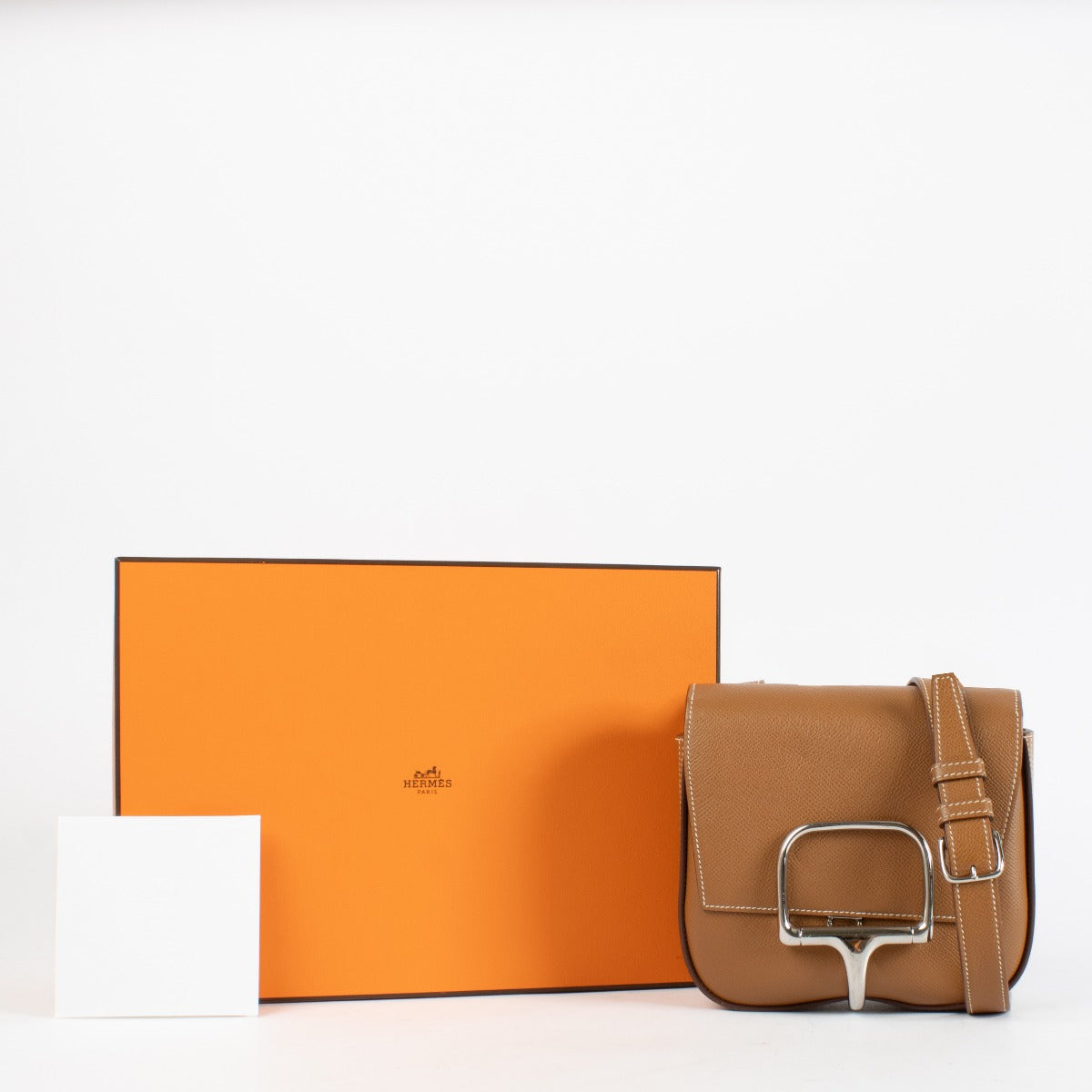 Hermès Della Cavalleria Mini Gold Epsom PHW