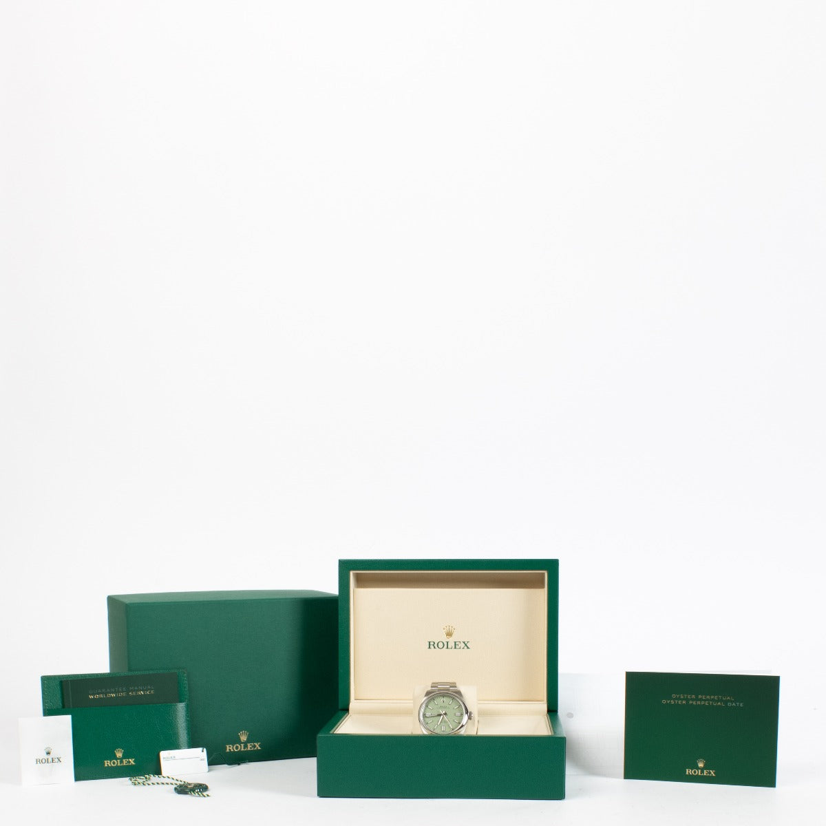 Montre Rolex Oyster Perpetual 41 Pistache