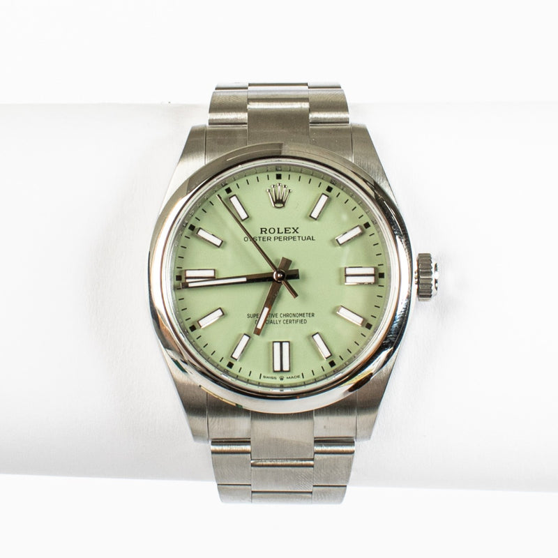 Rolex Pistachio Oyster Perpetual 41 Watch