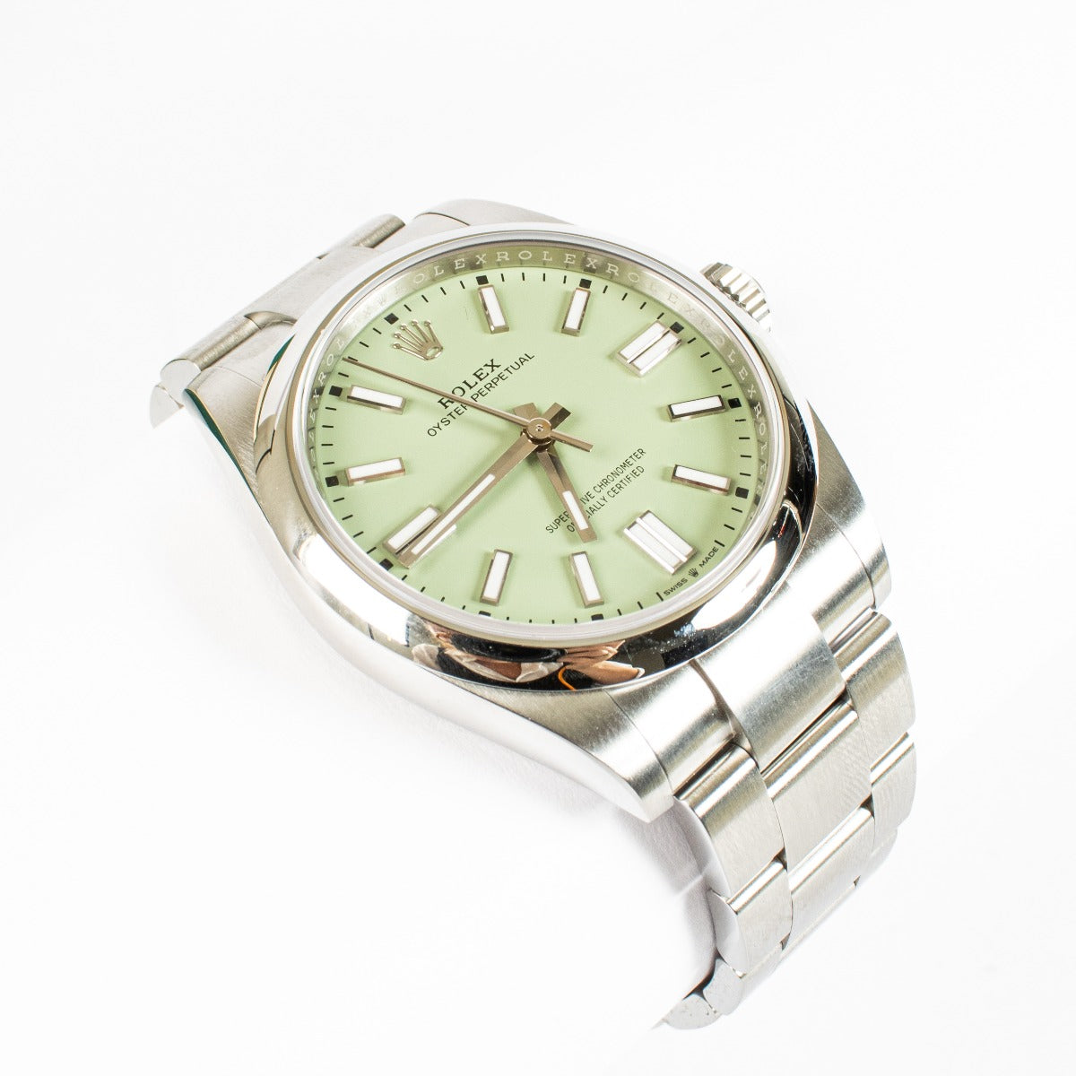 Montre Rolex Oyster Perpetual 41 Pistache