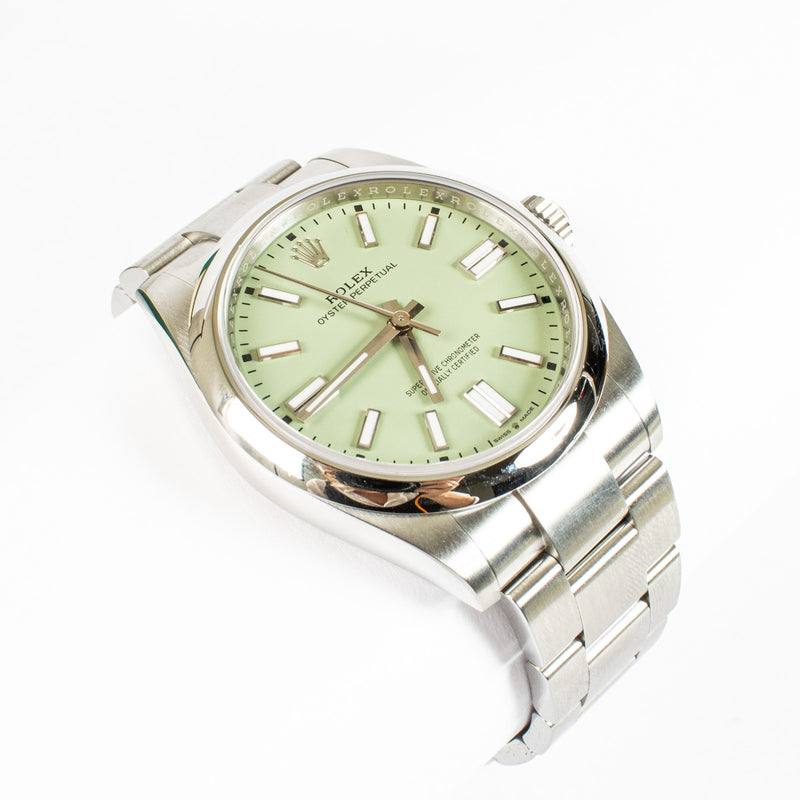 Rolex Pistachio Oyster Perpetual 41 Watch