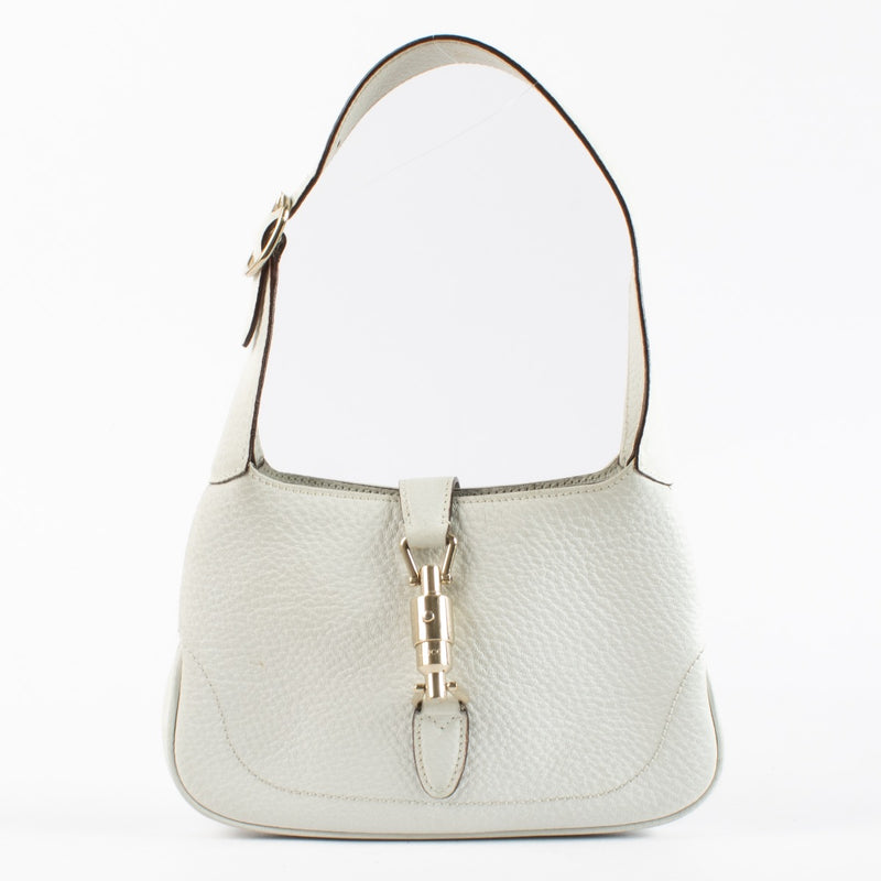 Authentic Second Hand Gucci White Mini Jackie Shoulder Bag on Labellov.com