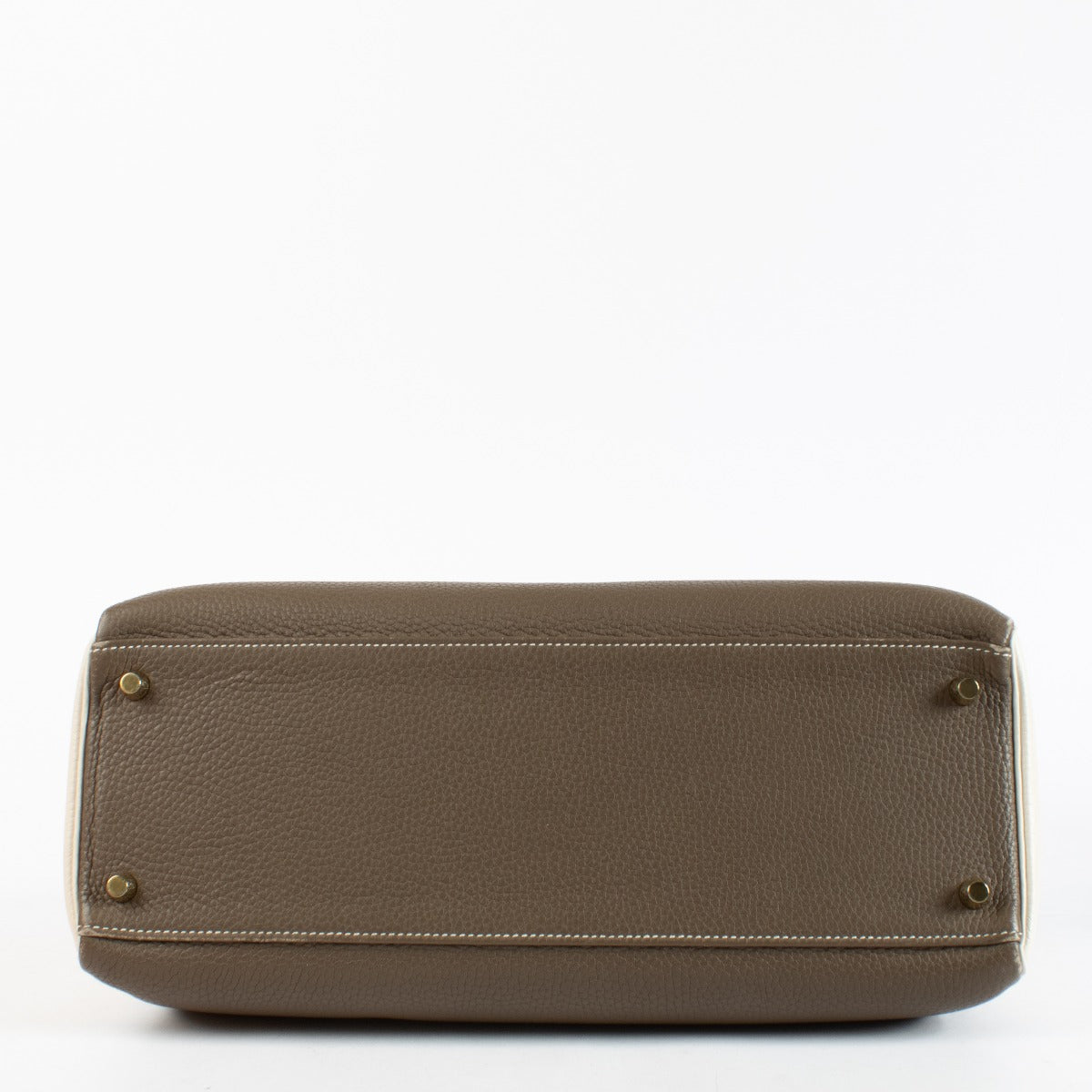 Hermès HSS Kelly 35 Etoupe/Nata Clemence GHW