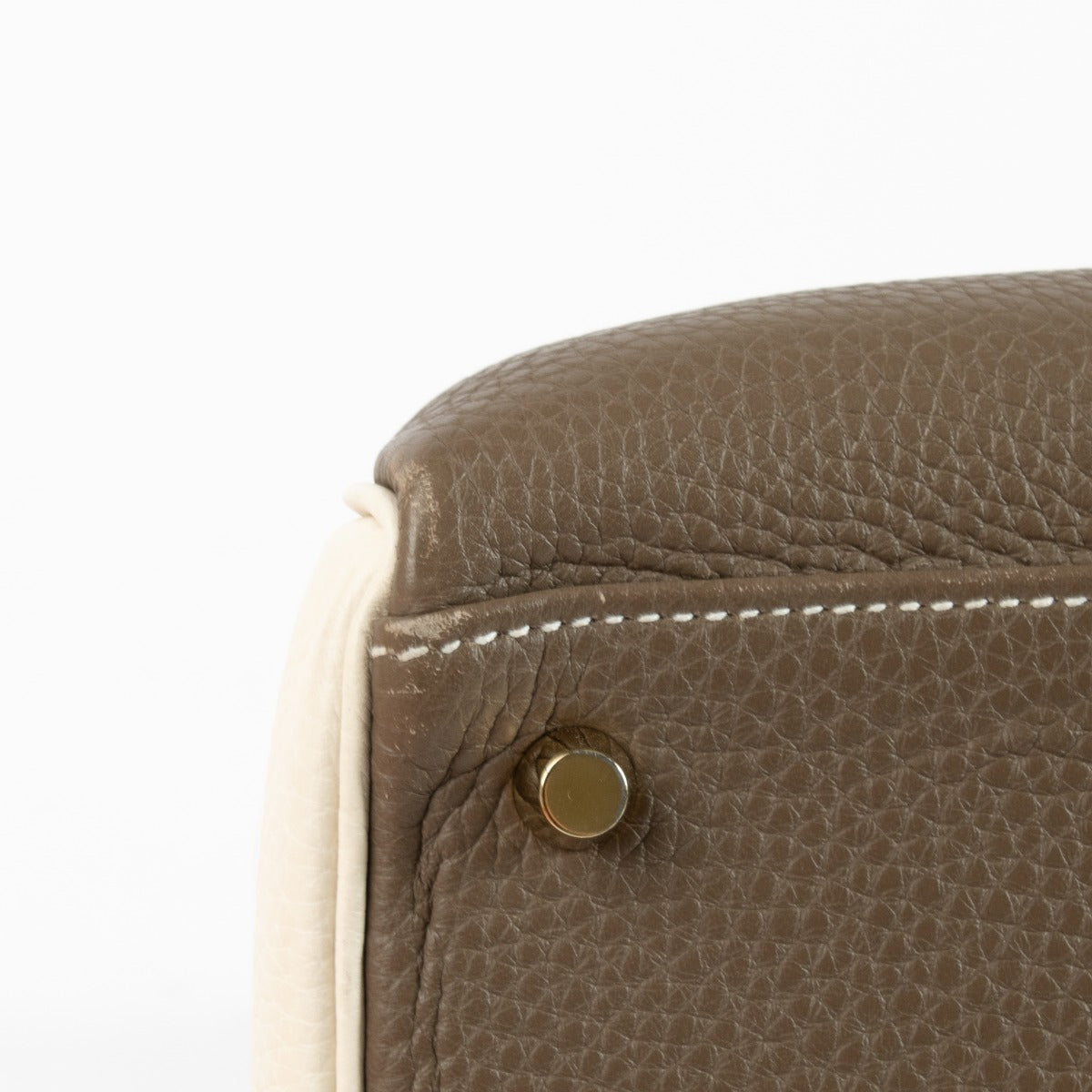 Hermès HSS Kelly 35 Etoupe/Nata Clemence GHW