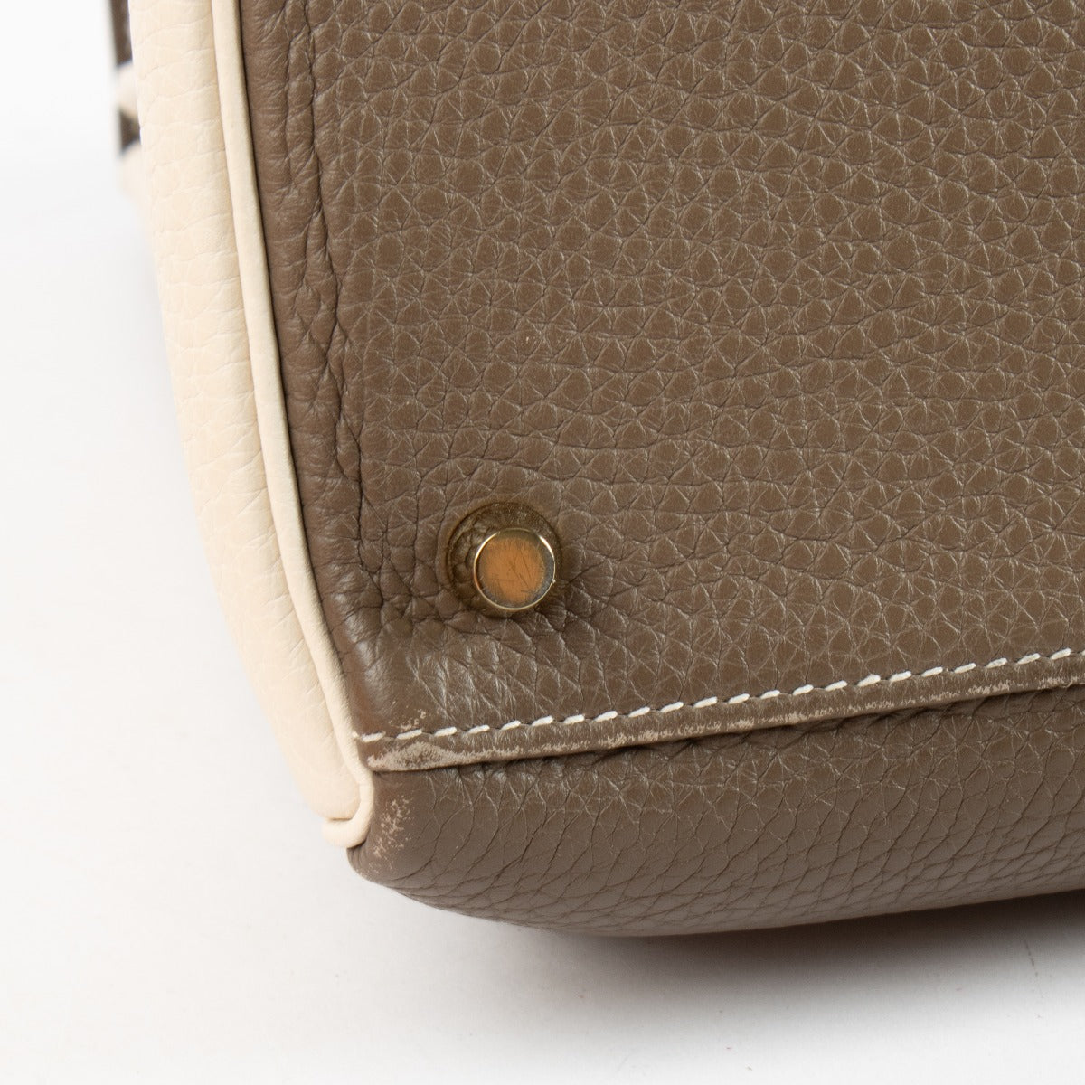 Hermès HSS Kelly 35 Etoupe/Nata Clemence GHW