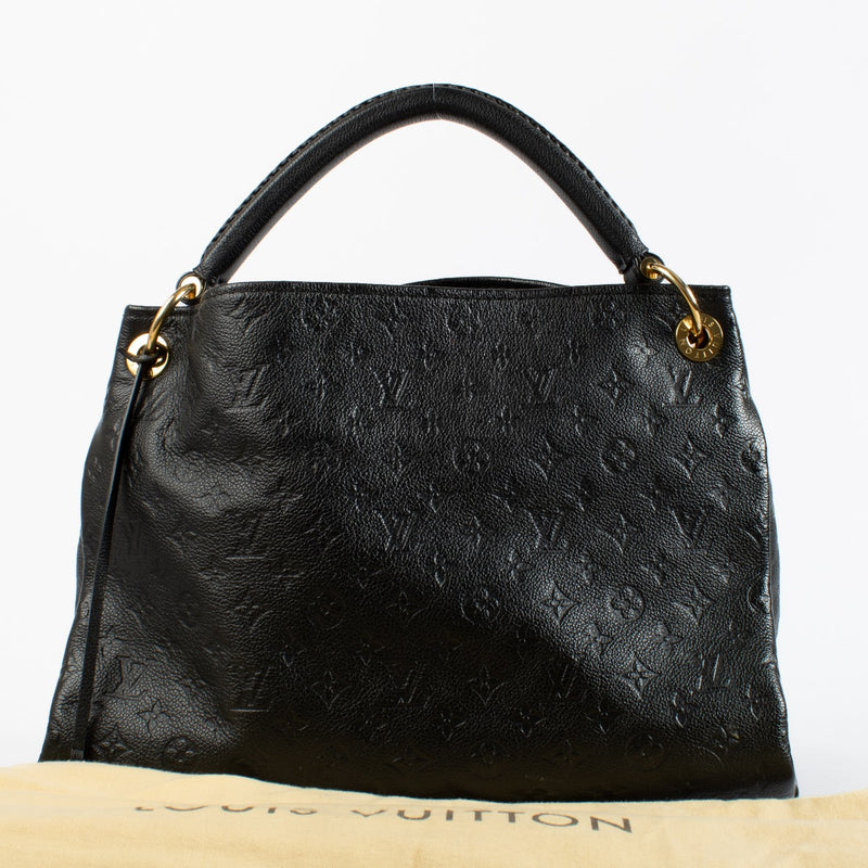 Authentic Second Hand Louis Vuitton Black Monogram Artsy MM Shoulder Bag on Labellov.com