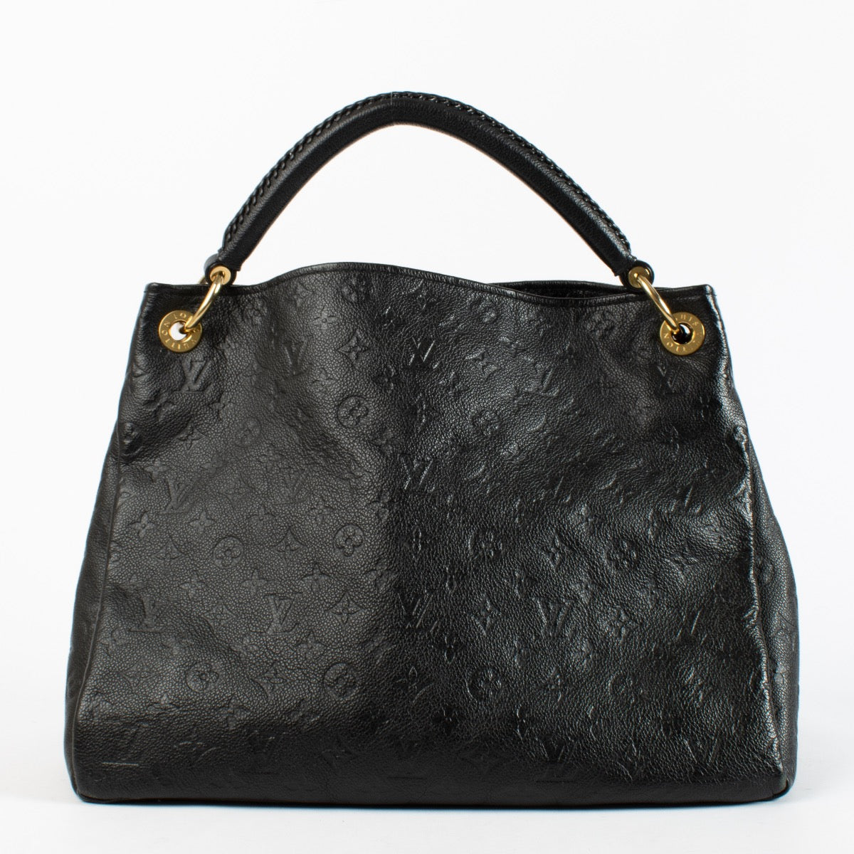 Authentic Second Hand Louis Vuitton Black Monogram Artsy MM Shoulder Bag on Labellov.com