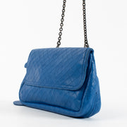 Authentic Second Hand Bottega Veneta Blue Butterfly Crossbody Bag on Labellov.com